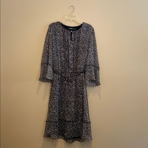 Midi floral printed dress